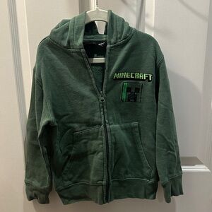 Minecraft Kids Green Hoodie